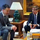 Reunión entre el ministro de Turismo y el vicepresidente del Gobierno aragonés