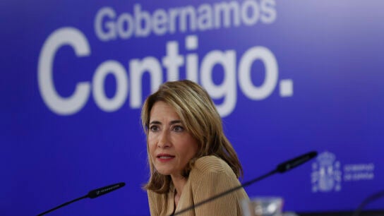 La ministra de Transportes, Movilidad y Agenda Urbana, Raquel S&aacute;nchez