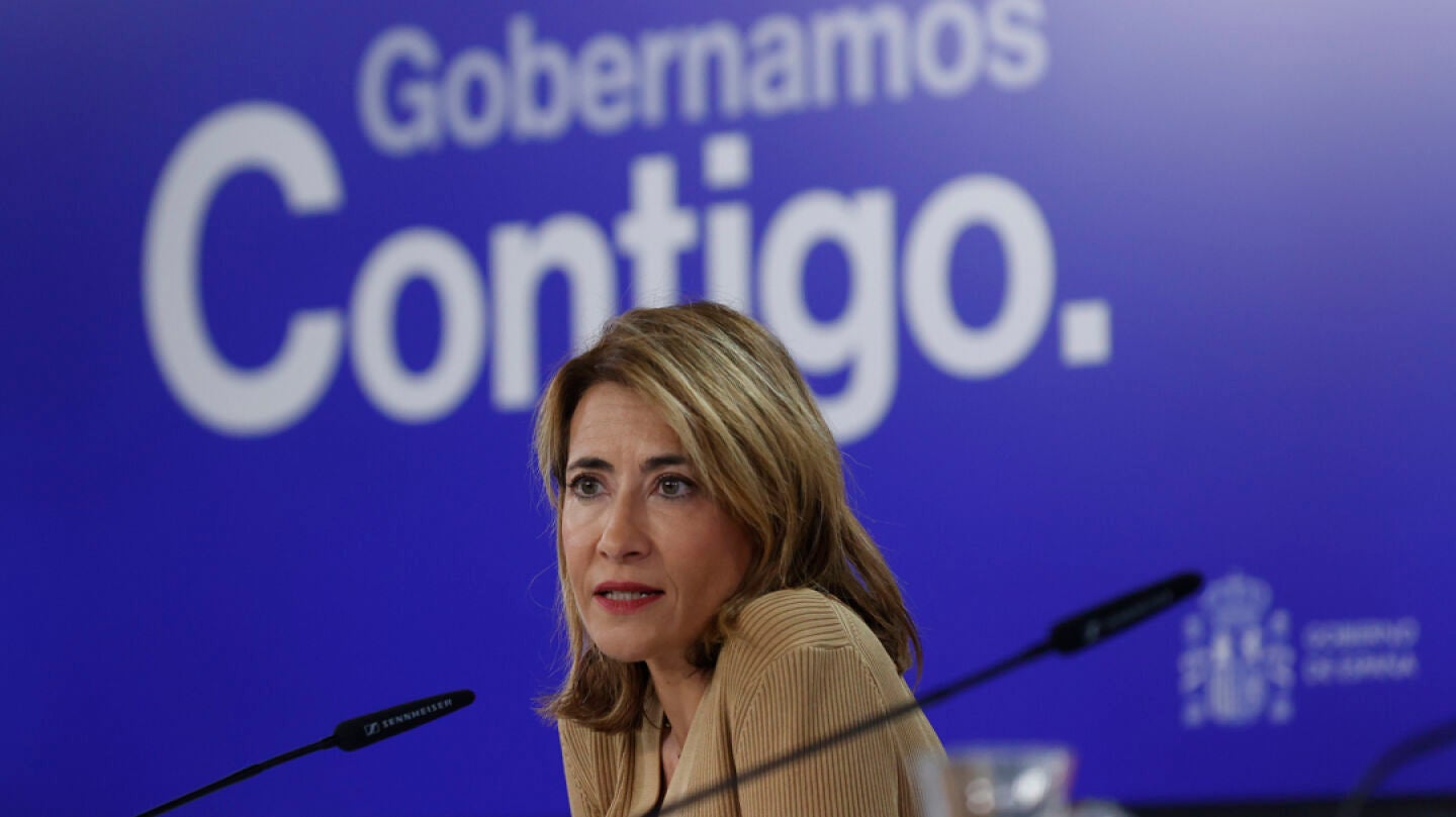 La ministra de Transportes, Movilidad y Agenda Urbana, Raquel S&aacute;nchez