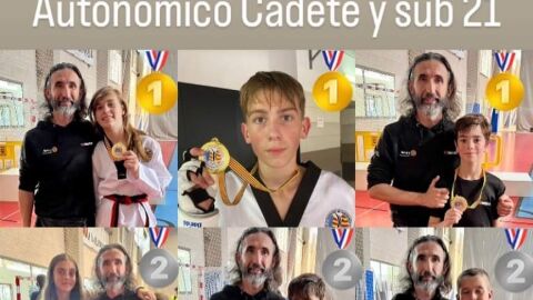 Medallas cadete y Sub-21 de Taekwondo Finestrat