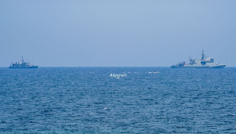 Los buques de la Armada española y de otros cuatro países se han dejado ver en el Mediterráneo