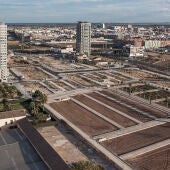 Vista aérea del barrio de Sociópolis