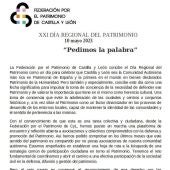 10 de mayo, Día Regional del Patrimonio 