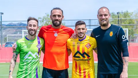 Rivillos, Muriqi, Muller y Rajkovic Mallorca y Palma Futsal