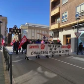 Imagen archivo protesta sindical convenio vinícolas Imagen archivo protesta sindical convenio vinícolas