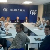 Reunión de los miembros de la candidatura del PP de Ciudad Real