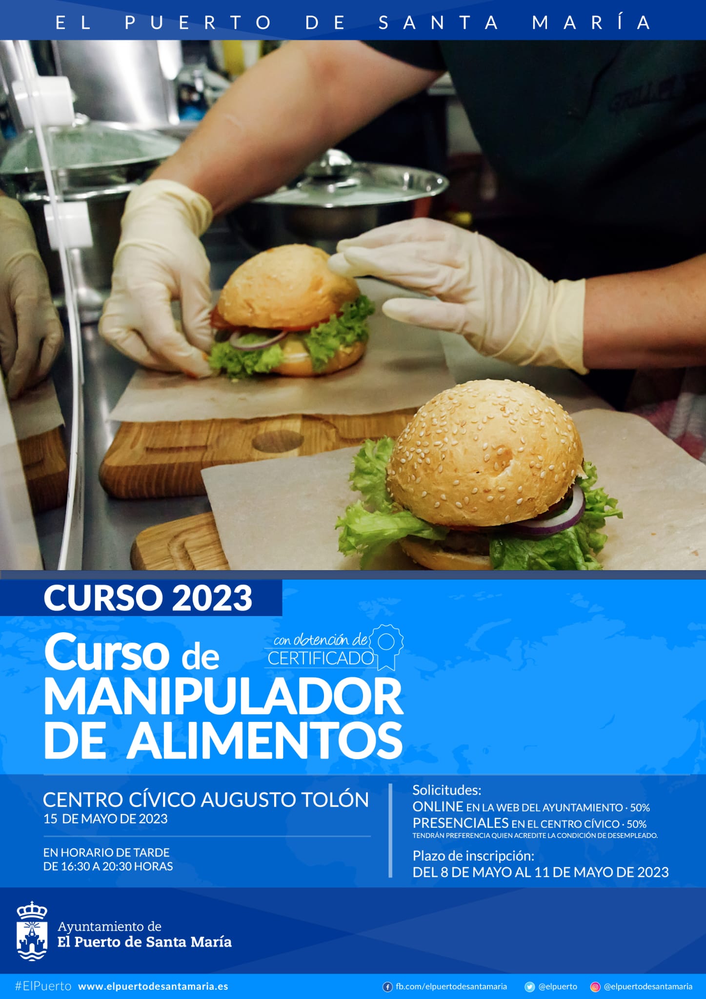 El Ayuntamiento de El Puerto programa un curso de manipulador de alimentos orientado a las ferias El Ayuntamiento de El Puerto programa un curso de manipulador de alimentos orientado a las ferias