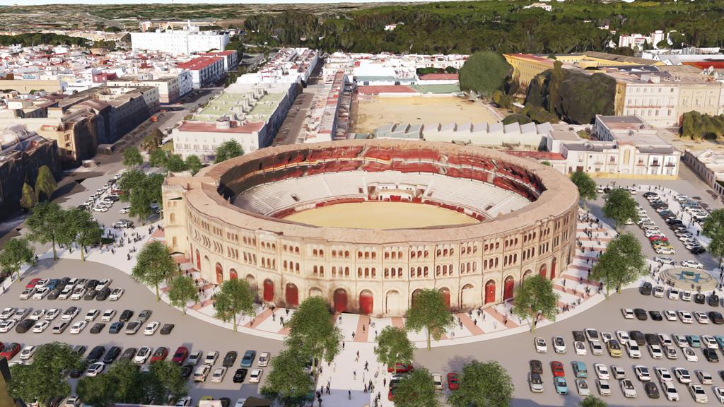 Unión Portuense quiere transformar el entorno de la Real Plaza de Toros en un gran bulevar Unión Portuense quiere transformar el entorno de la Real Plaza de Toros en un gran bulevar