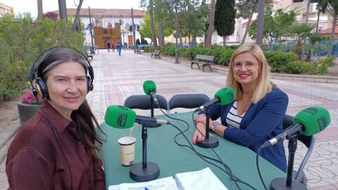 La alcaldesa de Petrer en el set de Onda Cero Elche