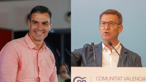 Pedro S&aacute;nchez y Alberto N&uacute;&ntilde;ez Feij&oacute;o