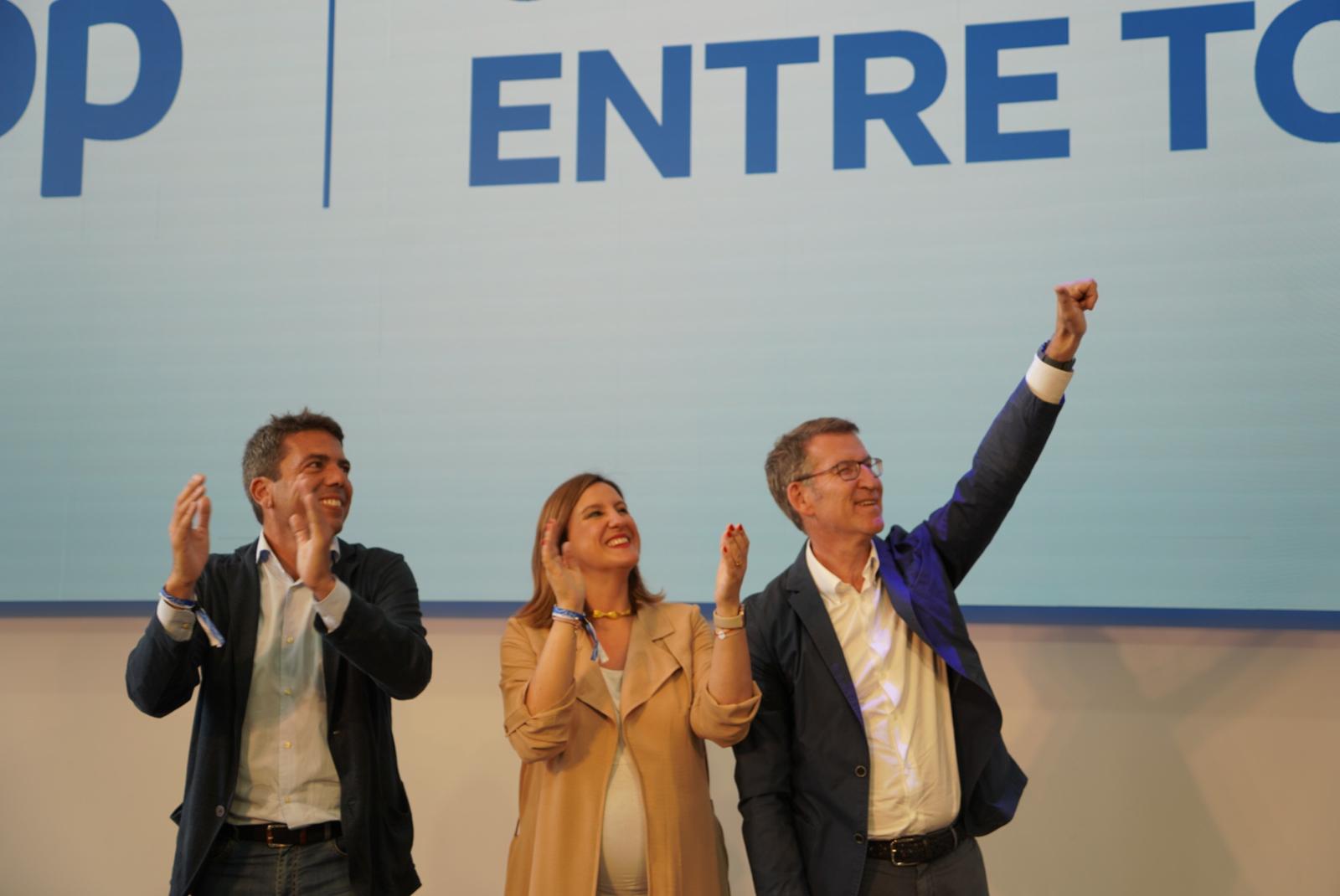 Feijóo asegura en València que el PP será a partir del 28M la primera fuerza política de España Feijóo asegura en València que el PP será a partir del 28M la primera fuerza política de España
