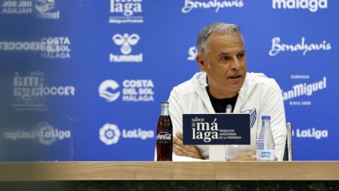 Sergio Pellicer, entrenador del M&aacute;laga CF