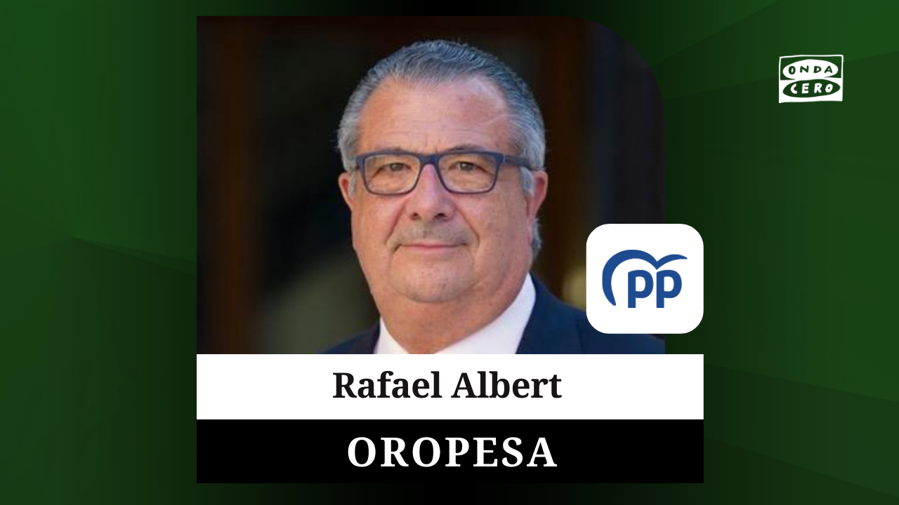 Quién es Rafael Albert, candidato a la alcaldía de Oropesa por el Partido Popular (PP) Quién es Rafael Albert, candidato a la alcaldía de Oropesa por el Partido Popular (PP)
