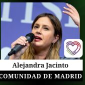 Alejandra Jacinto, candidata de Podemos, IU y Alianza Verde a la Comunidad de Madrid 