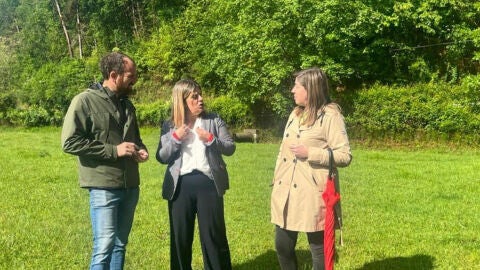 Iv&aacute;n Allende, Gimena Llamedo y Patricia Rodr&iacute;guez