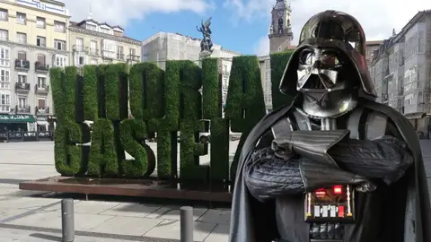 Darth Vader visita Vitoria Darth Vader visita Vitoria