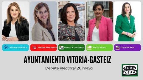 Debate electoral ayuntamiento Vitoria 2023