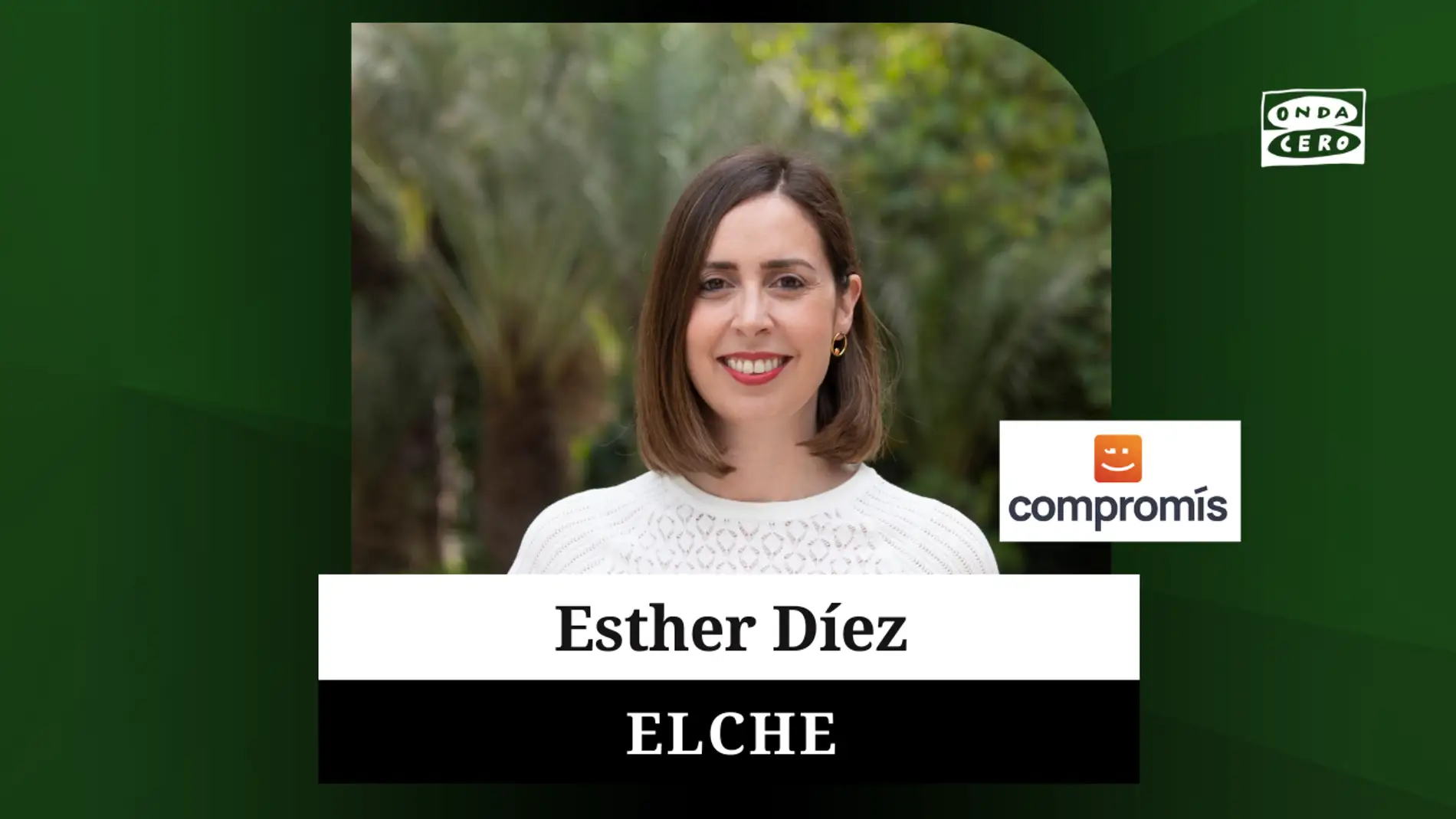 Esther Díez, candidata a la Alcaldía de Elche de Compromís per Elx.