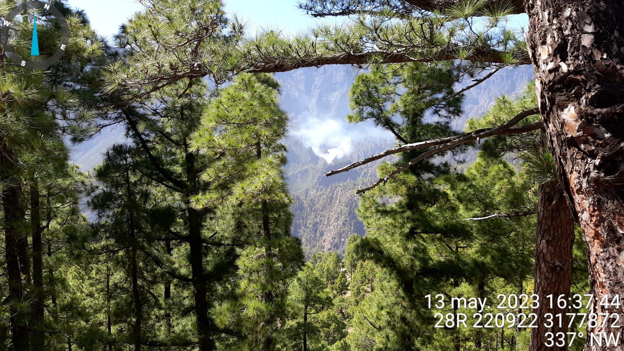 A las 10.20 se ha dado por estabilizado el incendio que afecta a La Caldera de Taburiente, La Palma A las 10.20 se ha dado por estabilizado el incendio que afecta a La Caldera de Taburiente, La Palma
