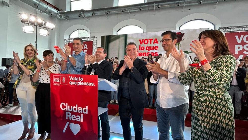 Mitin electoral celebrado en Puertollano