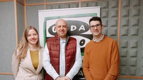 Vanessa Urd&iacute;roz, Javier Nuin y Rub&eacute;n Elizari