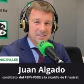 Juan Algado, candidato del PSPV-PSOE a la alcaldía de Finestrat.