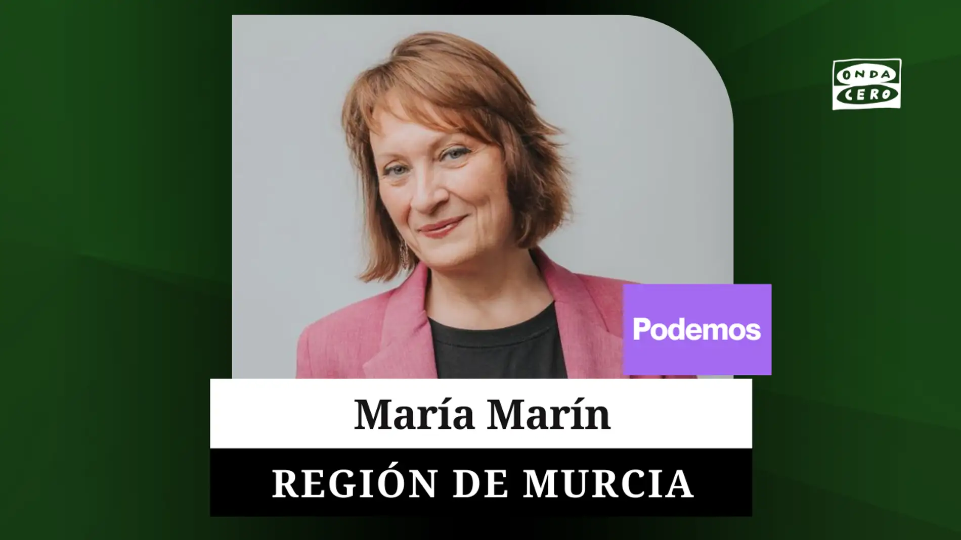 ¿Quién es María Marín, candidata de Podemos en las elecciones autonómicas del 28 de Mayo?