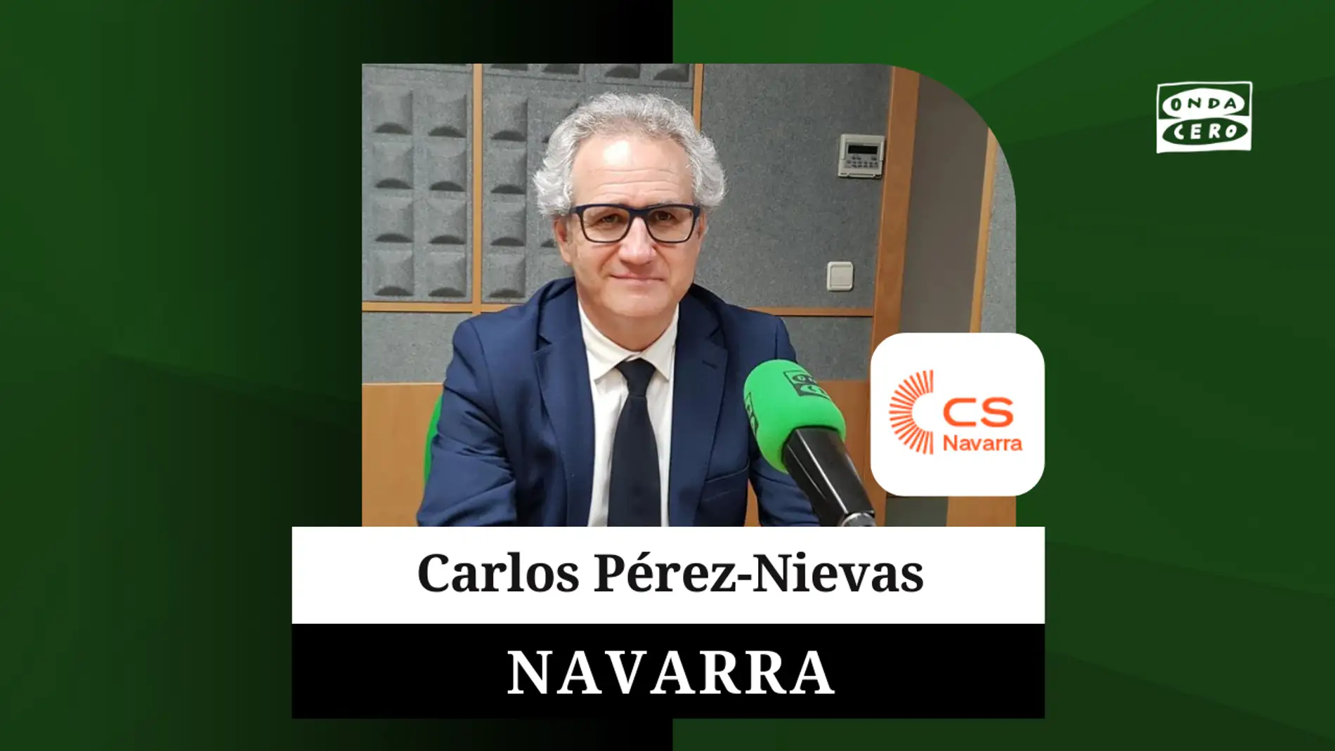 Carlos Pérez-Nievas, candidato de Ciudadanos al Gobierno de Navarra