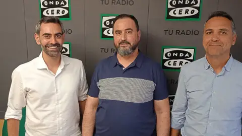 Moisés García, Ángel Soler y Carlos San José Moisés García, Ángel Soler y Carlos San José