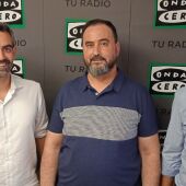 Moisés García, Ángel Soler y Carlos San José