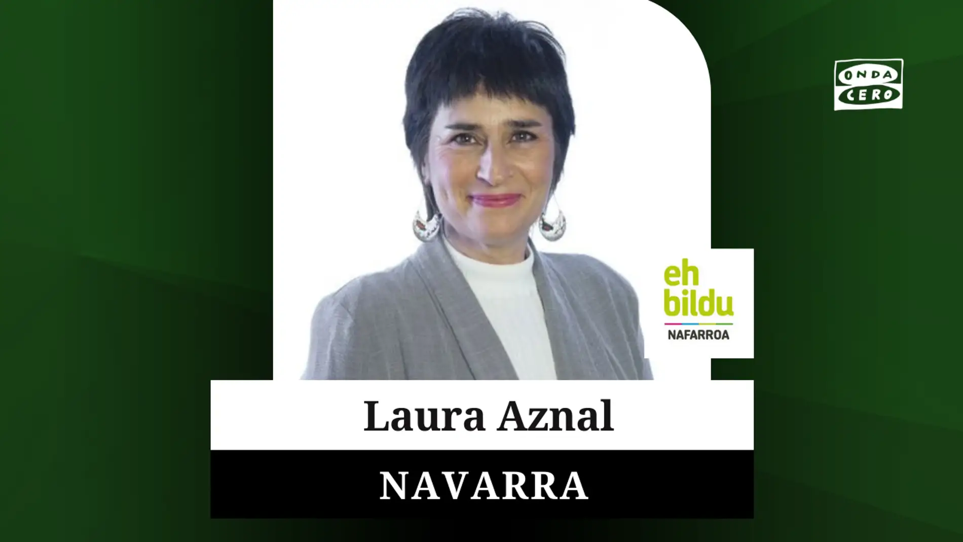 Laura Aznal, candidata de EH Bildu al Gobierno de Navarra