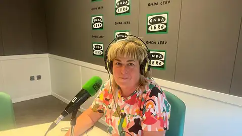 Pilar Callén (Cambiar Huesca), en los estudios de Onda Cero Huesca. Pilar Callén (Cambiar Huesca), en los estudios de Onda Cero Huesca.