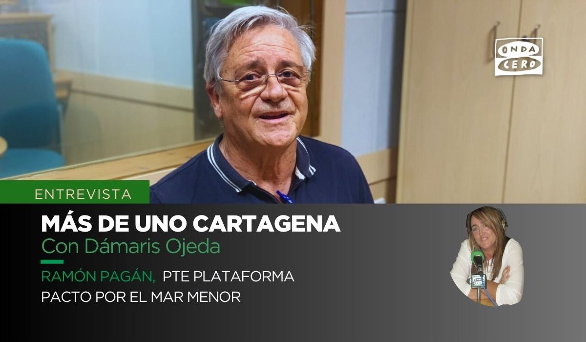 Ramón Pagán, presidente de la Plataforma Pacto por el Mar Menor Ramón Pagán, presidente de la Plataforma Pacto por el Mar Menor