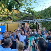 Instantes de la presentación de la candidatura de Germán Beardo Instantes de la presentación de la candidatura de Germán Beardo