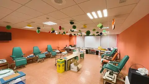El Hospital Universitario Príncipe de Asturias de Alcalá de Henares celebra su XVIII maratón de sangre Sala de donaciones del Hospital Universitario Príncipe de Asturias