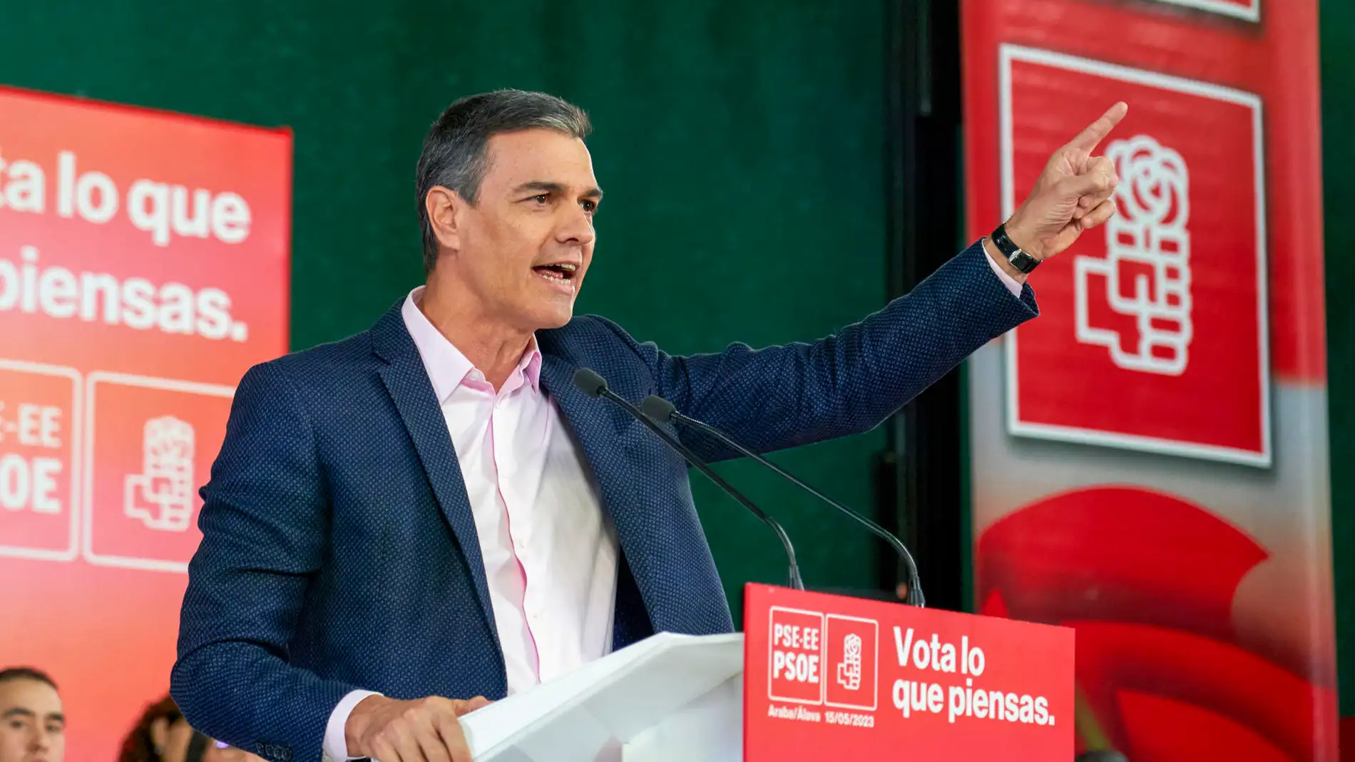 El presidente del Gobierno y líder del PSOE, Pedro Sánchez