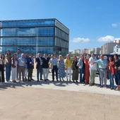 Foto de familia de la visita al nudo de emprendimiento propuesto por el PP Foto de familia de la visita al nudo de emprendimiento propuesto por el PP