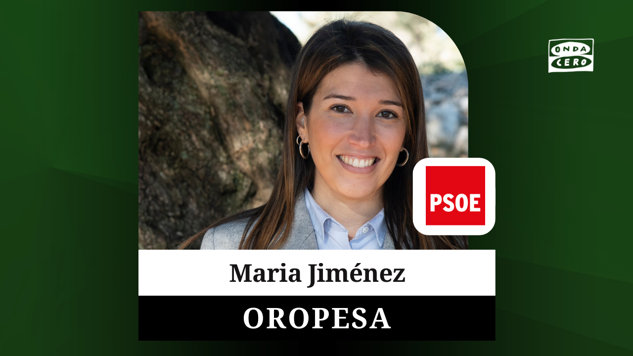 Quién es Maria Jiménez, candidata del PSPV-PSOE a la alcaldía de Oropesa Quién es Maria Jiménez, candidata del PSPV-PSOE a la alcaldía de Oropesa