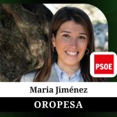 Quién es María Jiménez, candidata a la alcaldía de Oropesa por PSPV-PSOE 