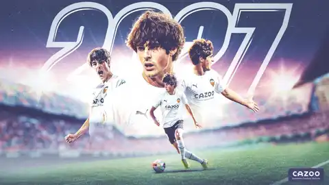 El Valencia hace oficial la renovación de Javi Guerra hasta 2027 El Valencia hace oficial la renovación de Javi Guerra hasta 2027