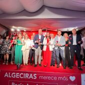 Instantes de la presentación del PSOE de Algeciras