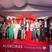 Instantes de la presentación del PSOE de Algeciras Instantes de la presentación del PSOE de Algeciras