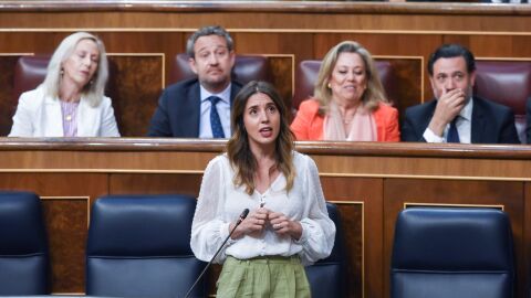 La ministra de Igualdad, Irene Montero, en el Congreso de los Diputados