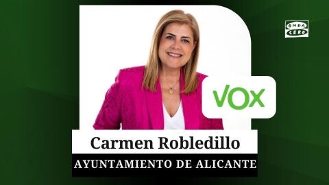 Qui&eacute;n es Carmen Robledillo la candidata de Vox al Ayuntamiento de Alicante