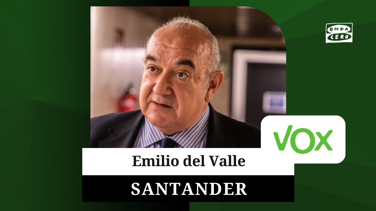 Emilio del Valle, el ex consejero que promete un Santander más seguro y limpio Emilio del Valle, el ex consejero que promete un Santander más seguro y limpio