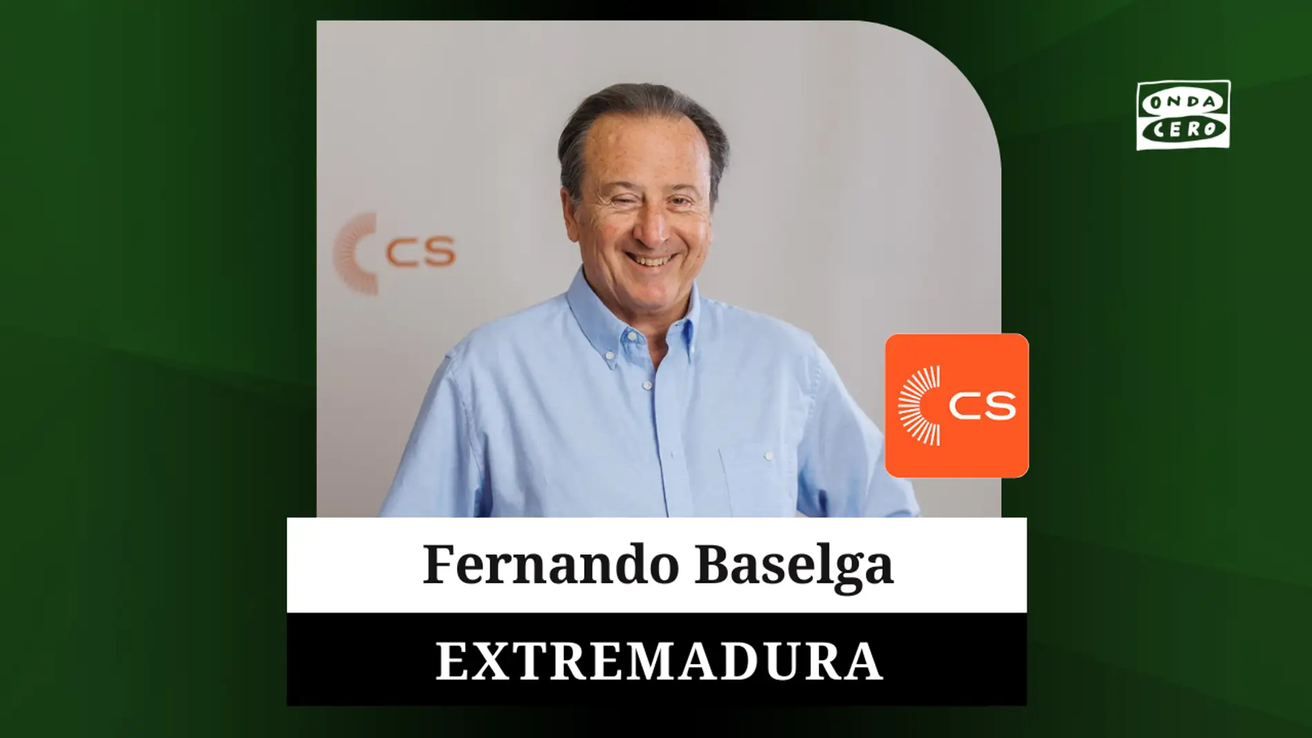Fernando Baselga candidato de Ciudadanos a la presidencia de la Junta de Extremadura