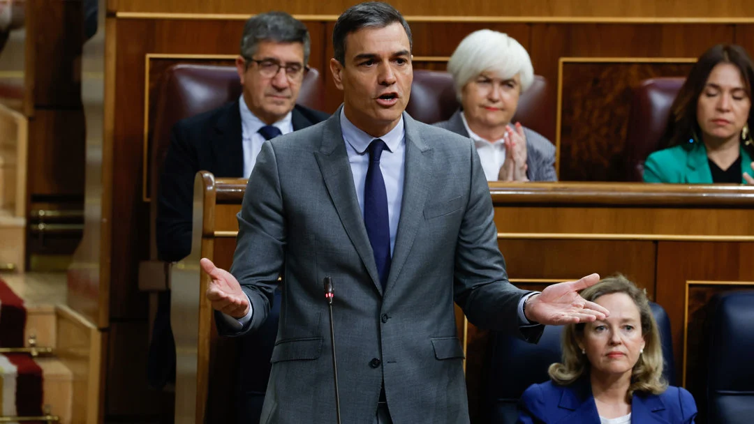 El presidente del Gobierno, Pedro Sánchez, en la sesión de control al Gobierno en el Congreso El presidente del Gobierno, Pedro Sánchez, en la sesión de control al Gobierno en el Congreso/ EFE/ J.J. Guillen