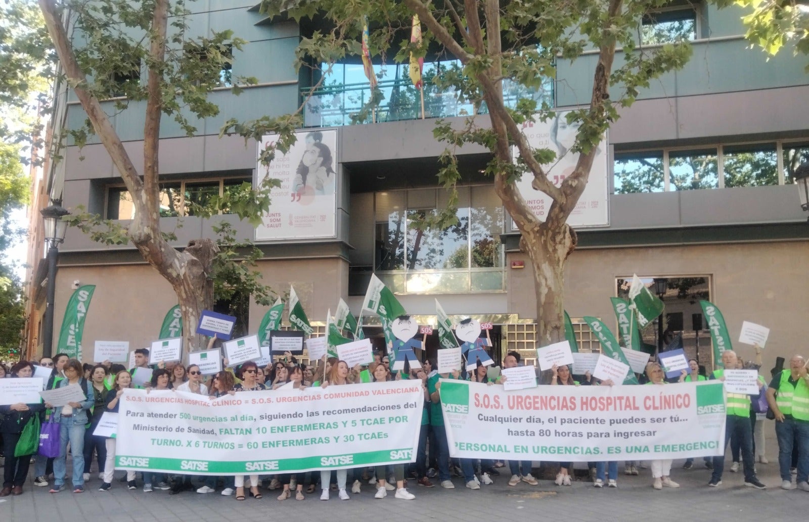 SATSE reclama una solución a la insostenible situación de las Urgencias del Hospital Clínico de València SATSE reclama una solución a la insostenible situación de las Urgencias del Hospital Clínico de València