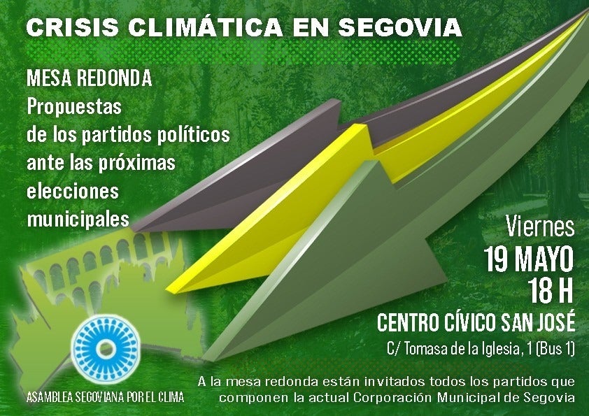 El Foro Social organiza mañana una mesa redonda con las propuestas de los partidos en materia climática El Foro Social organiza mañana una mesa redonda con las propuestas de los partidos en materia climática