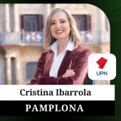 Cristina Ibarrola, candidata de UPN a la alcaldía de Pamplona